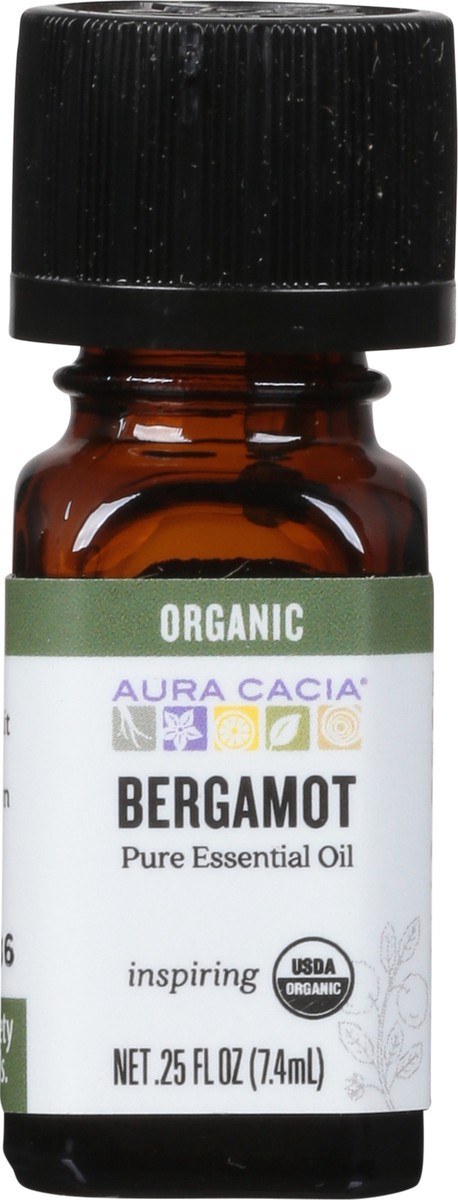 slide 6 of 9, Aura Cacia Organic Bergamot Pure Essential Oil 0.25 fl oz, 0.25 fl oz