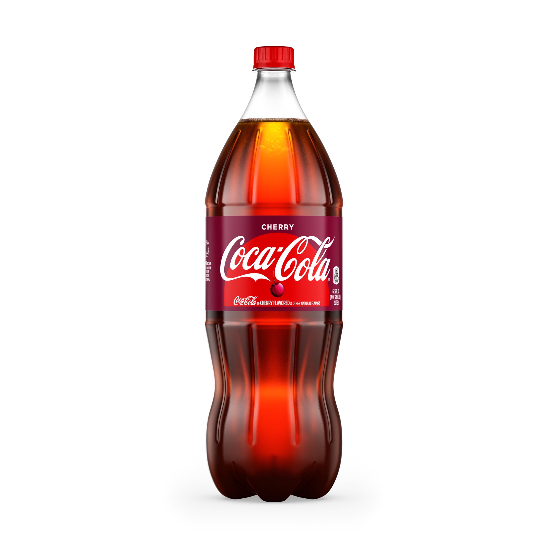 slide 2 of 10, Coca-Cola Cherry Cola 2L Plastic Bottle, 2 liter