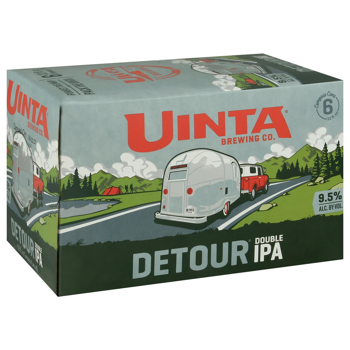 slide 2 of 9, Uinta Brewing Co. Detour Double IPA Beer 6-12 fl oz Cans, 6 ct