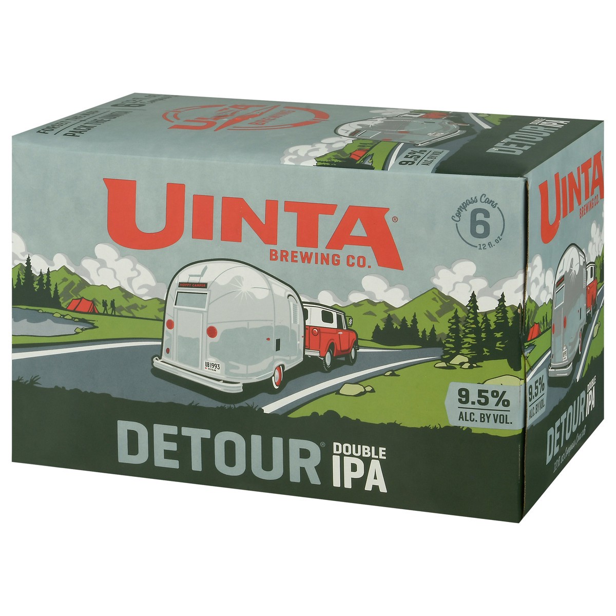 slide 3 of 9, Uinta Brewing Co. Detour Double IPA Beer 6-12 fl oz Cans, 6 ct