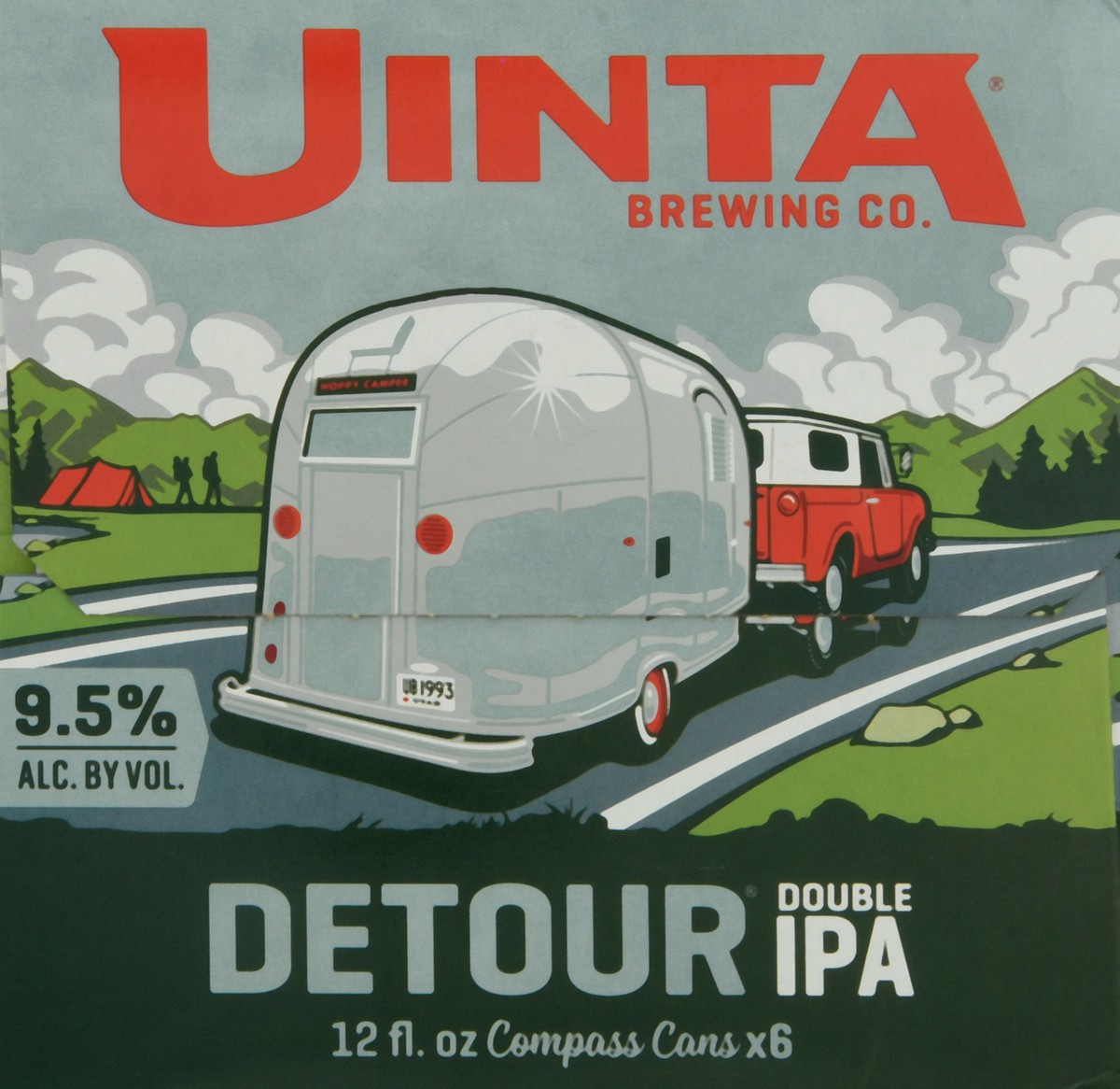 slide 7 of 9, Uinta Brewing Co. Detour Double IPA Beer 6-12 fl oz Cans, 6 ct