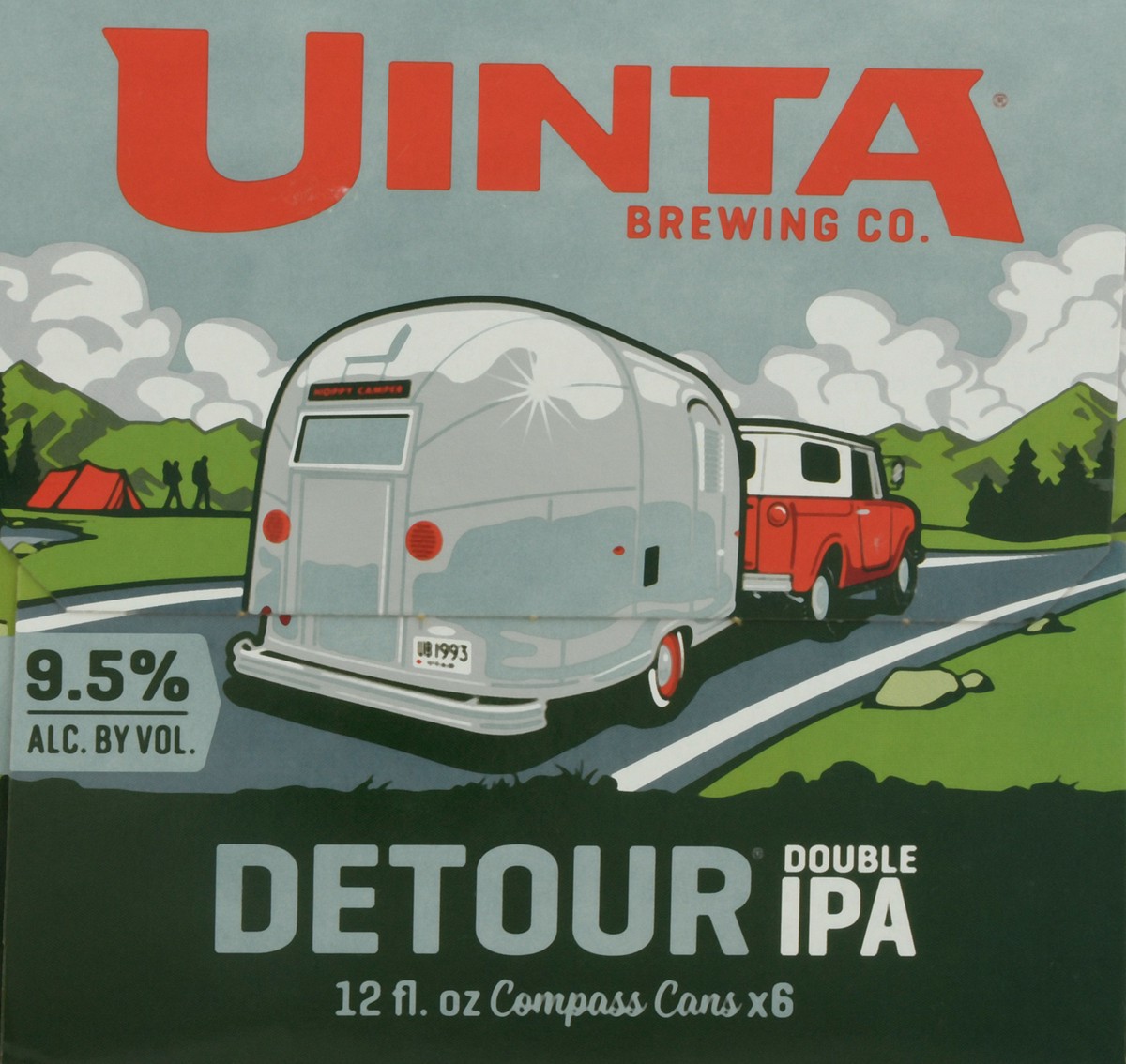 slide 8 of 9, Uinta Brewing Co. Detour Double IPA Beer 6-12 fl oz Cans, 6 ct