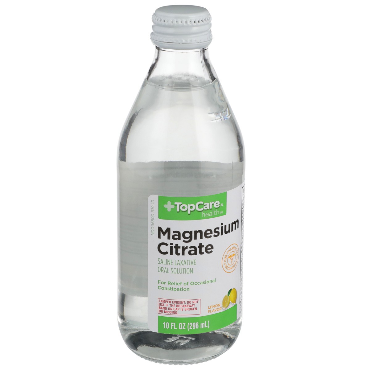 slide 2 of 9, TopCare Magnesium Citrate Saline Laxative Oral Solution, Lemon, 10 fl oz