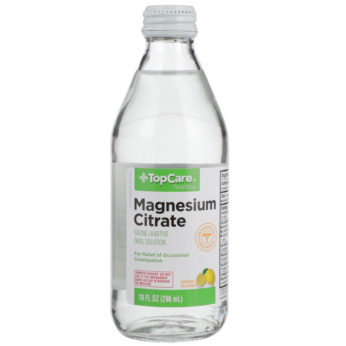 slide 6 of 9, TopCare Magnesium Citrate Saline Laxative Oral Solution, Lemon, 10 fl oz