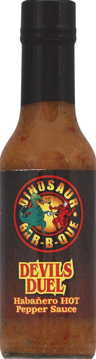 slide 2 of 2, Dinosaur Bar-B-Que Hot Devil BBQ Sauce, 