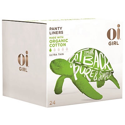 slide 1 of 1, Oi Girl Organic Cotton Ultrathin Pantyliners, 24 ct