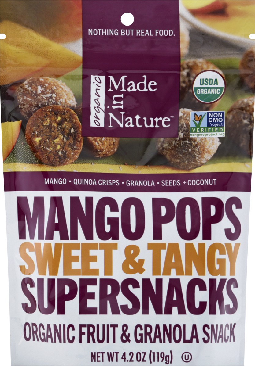 slide 1 of 9, Made in Nature Mango Pops 4.2 oz, 4.2 oz