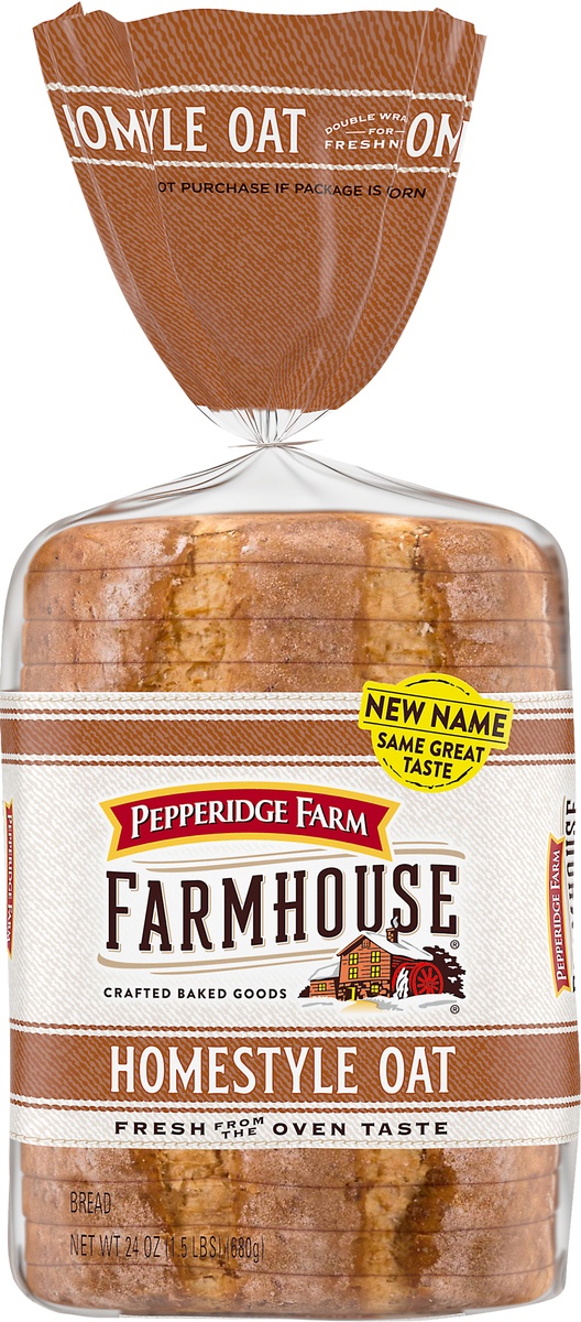slide 7 of 8, Pepperidge Farm Farmhouse Oatmeal Bread, 24 oz