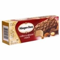 slide 1 of 1, Häagen-Dazs Coffee Almond Crunch Ice Cream Bar, 3 fl oz