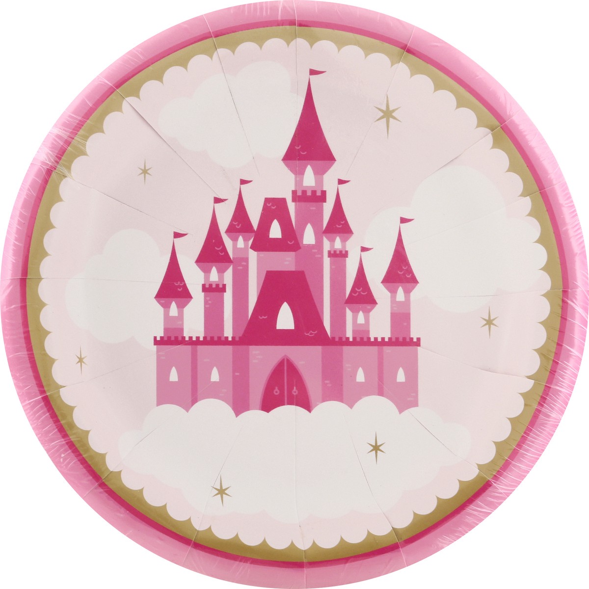 slide 4 of 11, Creative Converting Princess 7 Inch Round Plate, 8 ct