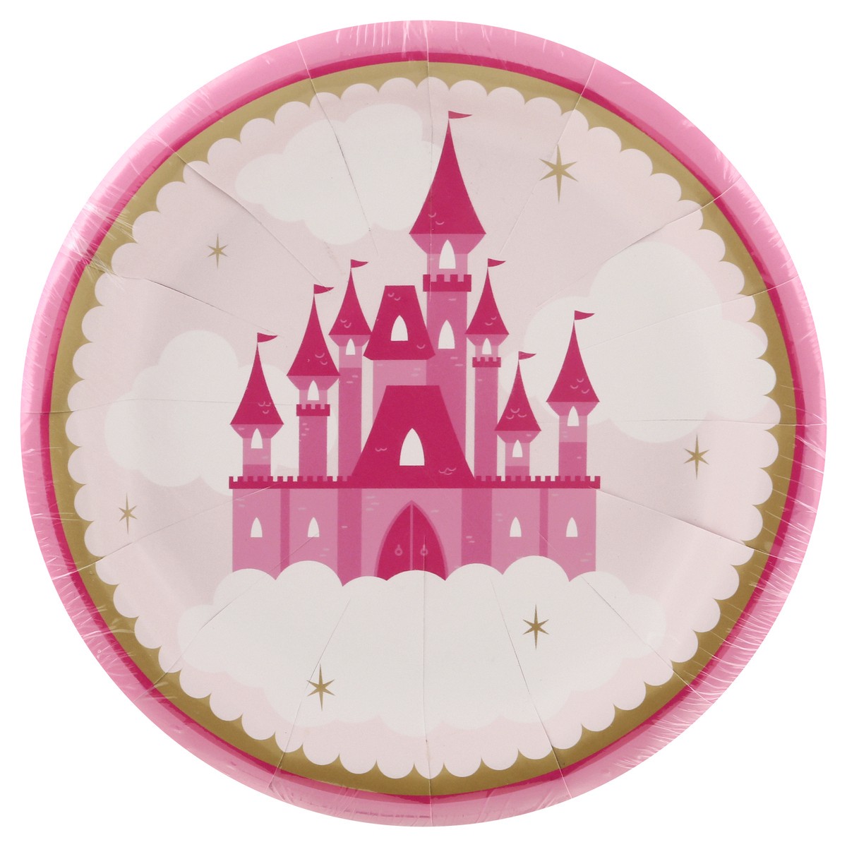 slide 9 of 11, Creative Converting Princess 7 Inch Round Plate, 8 ct