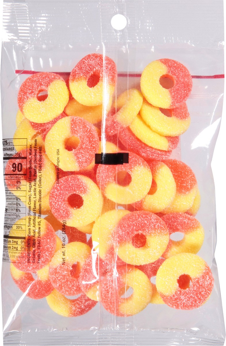 slide 4 of 14, Backroad Country Peach Rings Gummi 10 oz, 10 oz