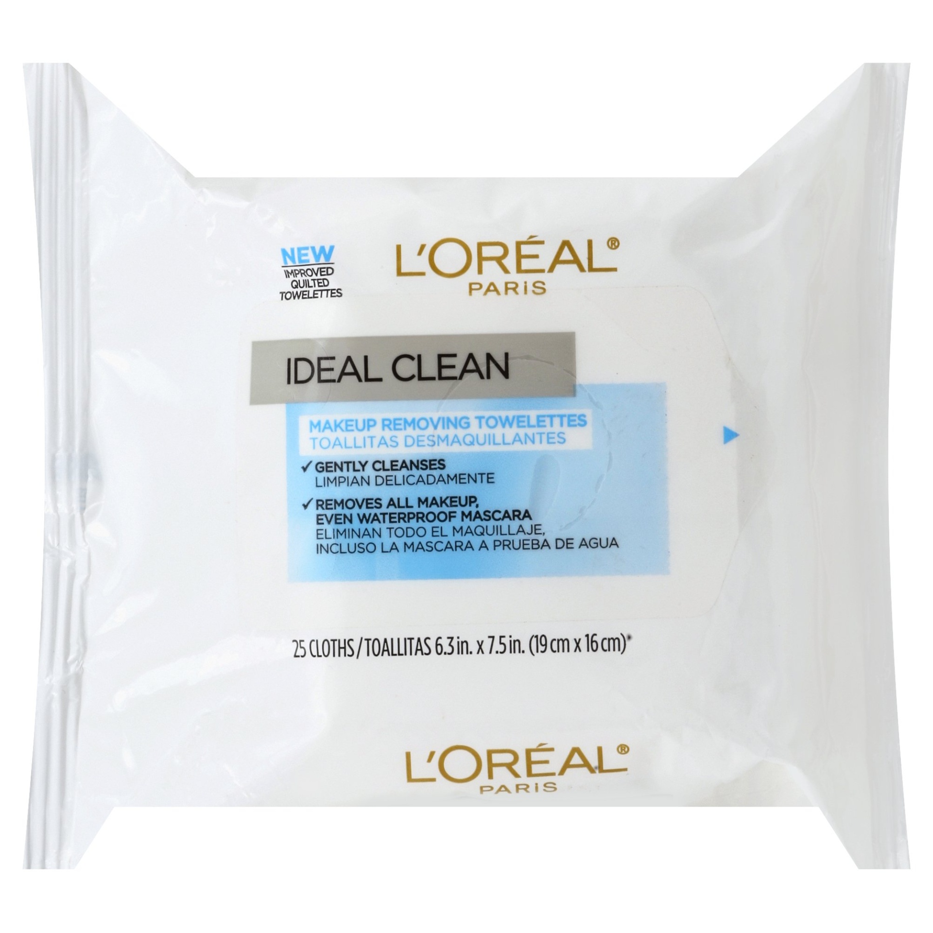 slide 1 of 2, L'Oréal Ideal Clean Make Up Removing Towelettes, 25 ct