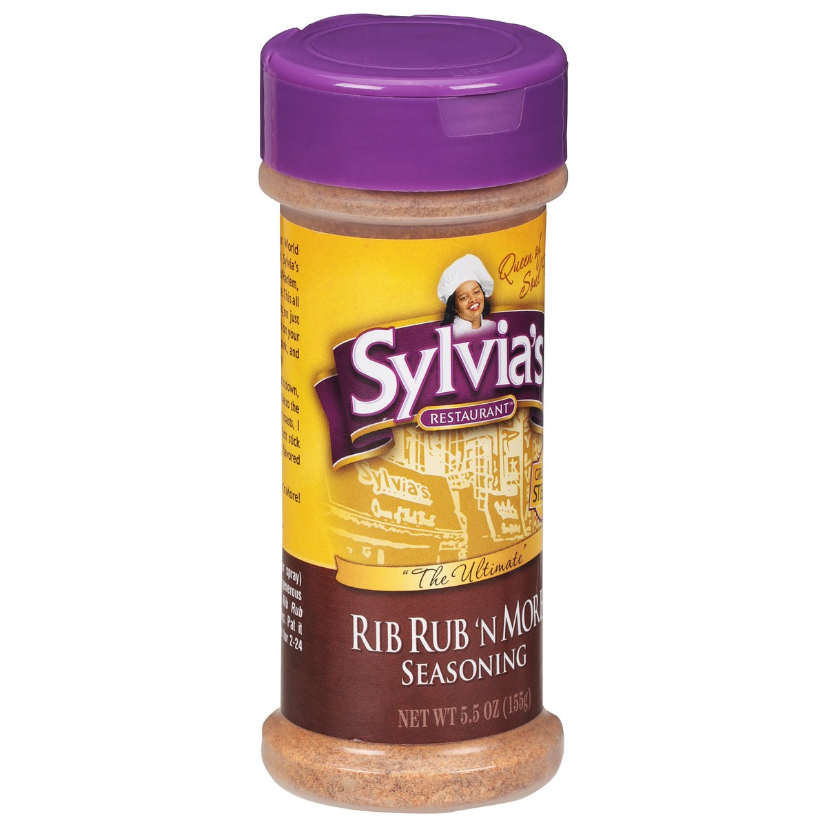 slide 2 of 9, Sylvia's Sylvias Rib Rub Seasoning, 5.5 oz