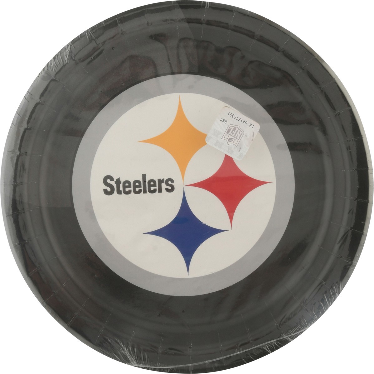 slide 11 of 12, Nfl Plates, Sturdy Style, Pittsburgh Steelers, 8 ct