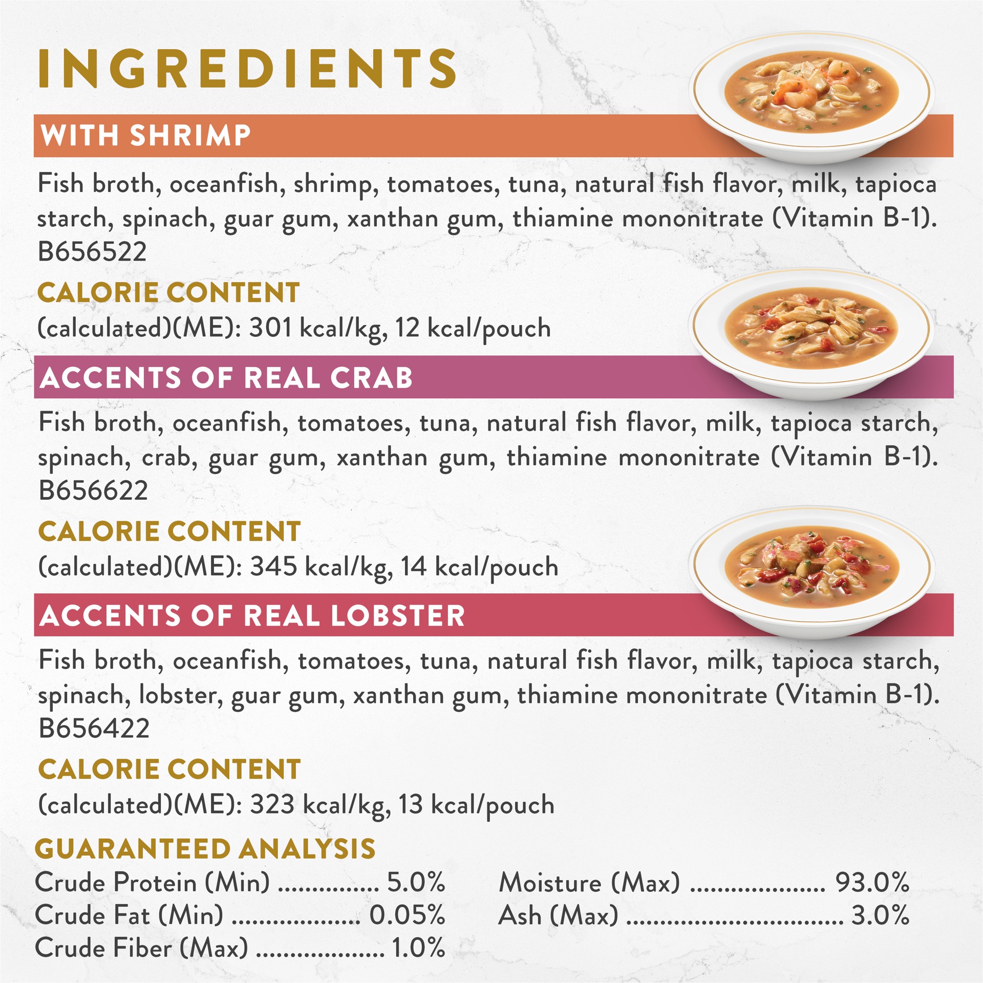 slide 6 of 7, Fancy Feast Purina Fancy Feast Broths Seafood Bisque Complement Lickable Grain Free Wet Cat Food Variety Pack, 16.8 oz