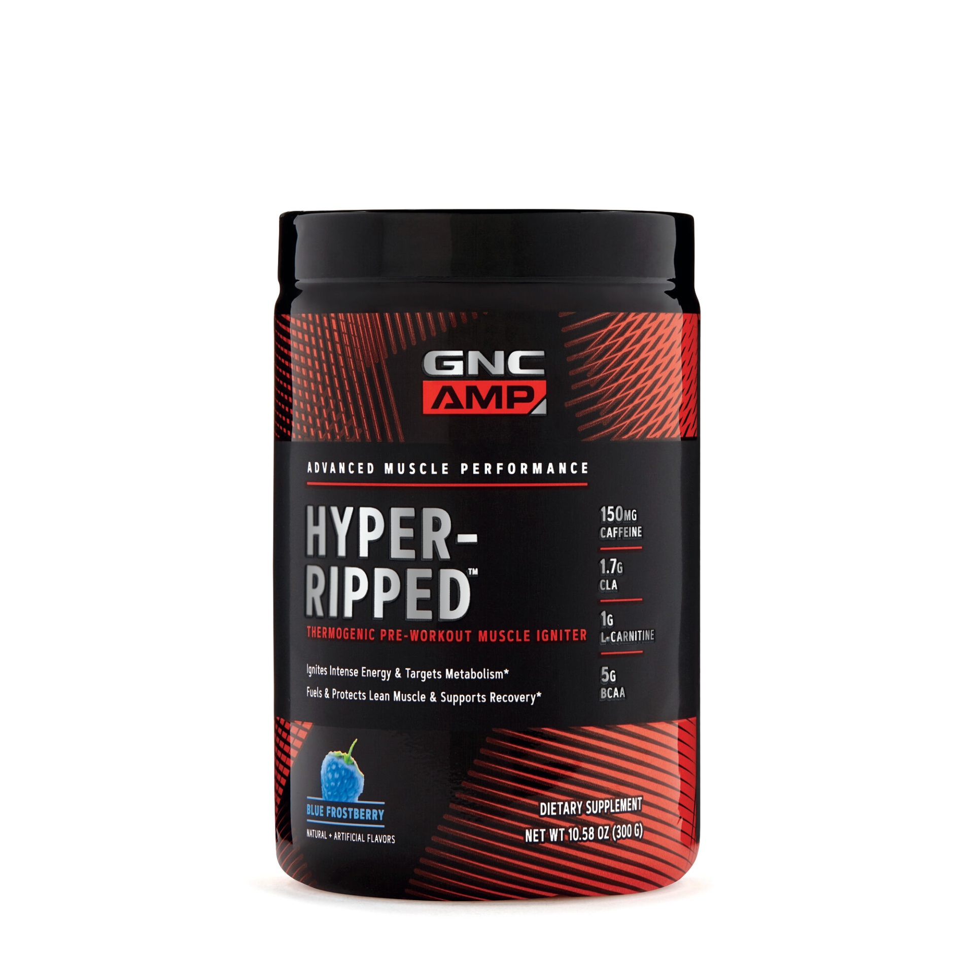 slide 1 of 1, GNC AMP Hyper-Ripped - Blue Frostberry, 1 ct