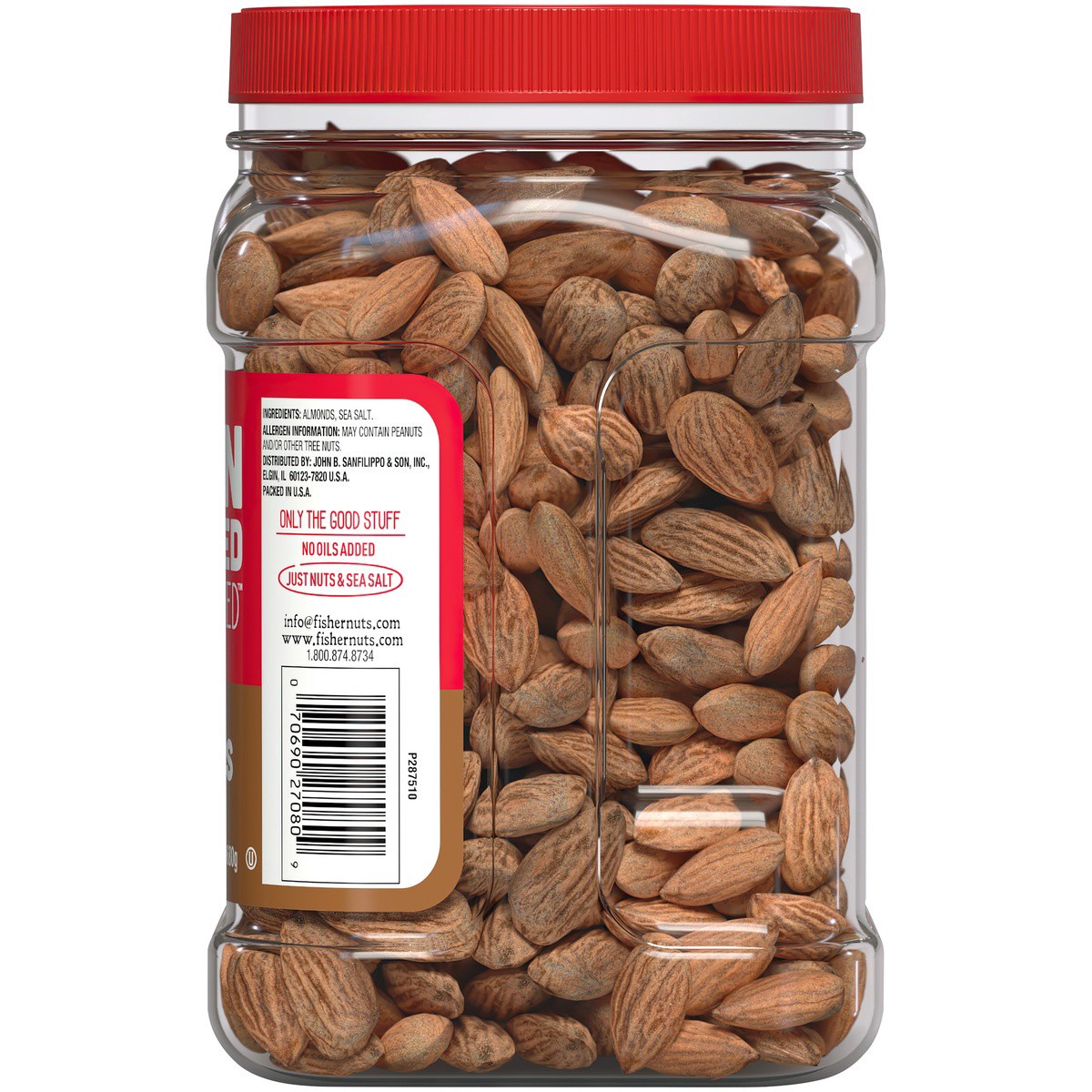 slide 8 of 9, Fisher Oven Roasted Almonds, 24 oz