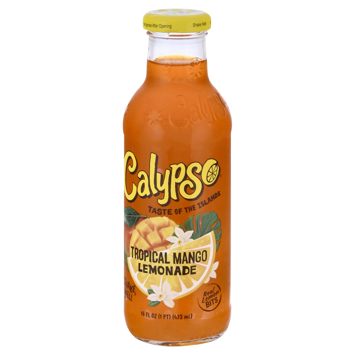 slide 5 of 13, Calypso Lemonade, Tropical Mango- 16 oz, 16 oz
