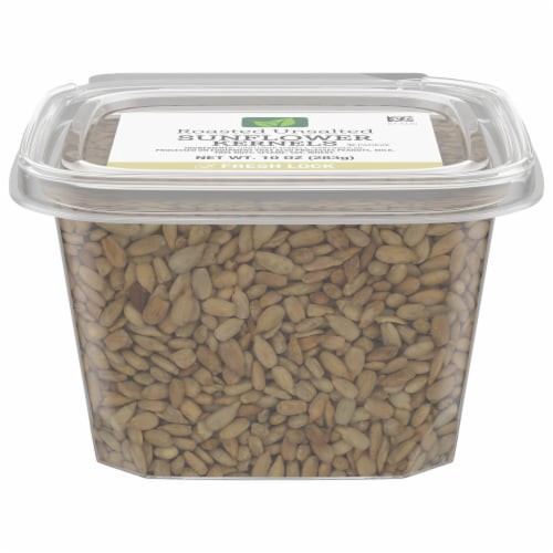 slide 1 of 2, Kroger Natural Leaf Roasted Unsalted Sunflower Kernels, 10 oz