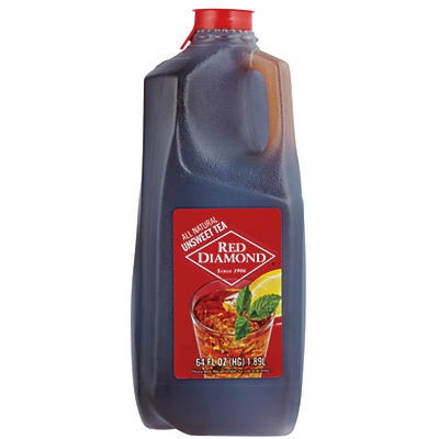 slide 1 of 1, Red Diamond Unsweet Tea - 64 fl oz, 64 fl oz