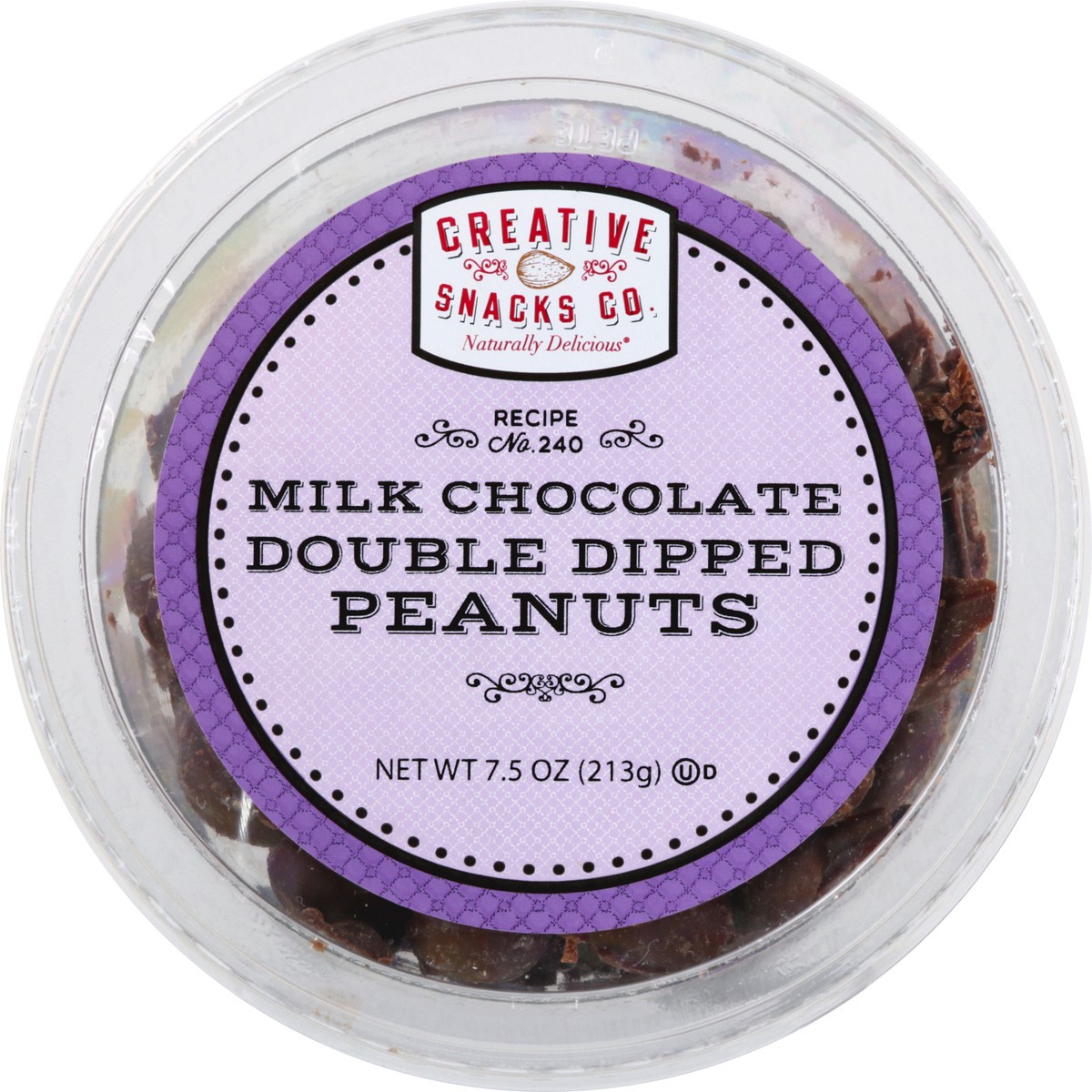 slide 9 of 12, Creative Snacks Milk Chocolate Peanuts, 7.5 oz