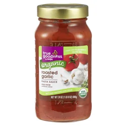 True Goodness Organic Roasted Garlic Pasta Sauce - 24 oz