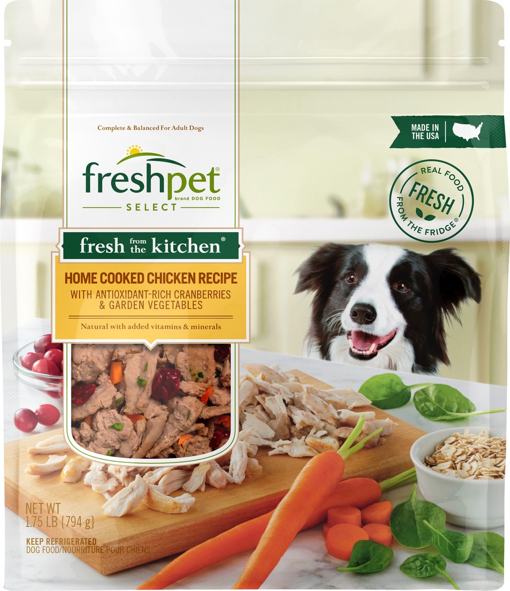 slide 3 of 3, Freshpet Fresh From the Kitchen Chicken Recipe Healthy & Natural Dog Food, 1.75 lb