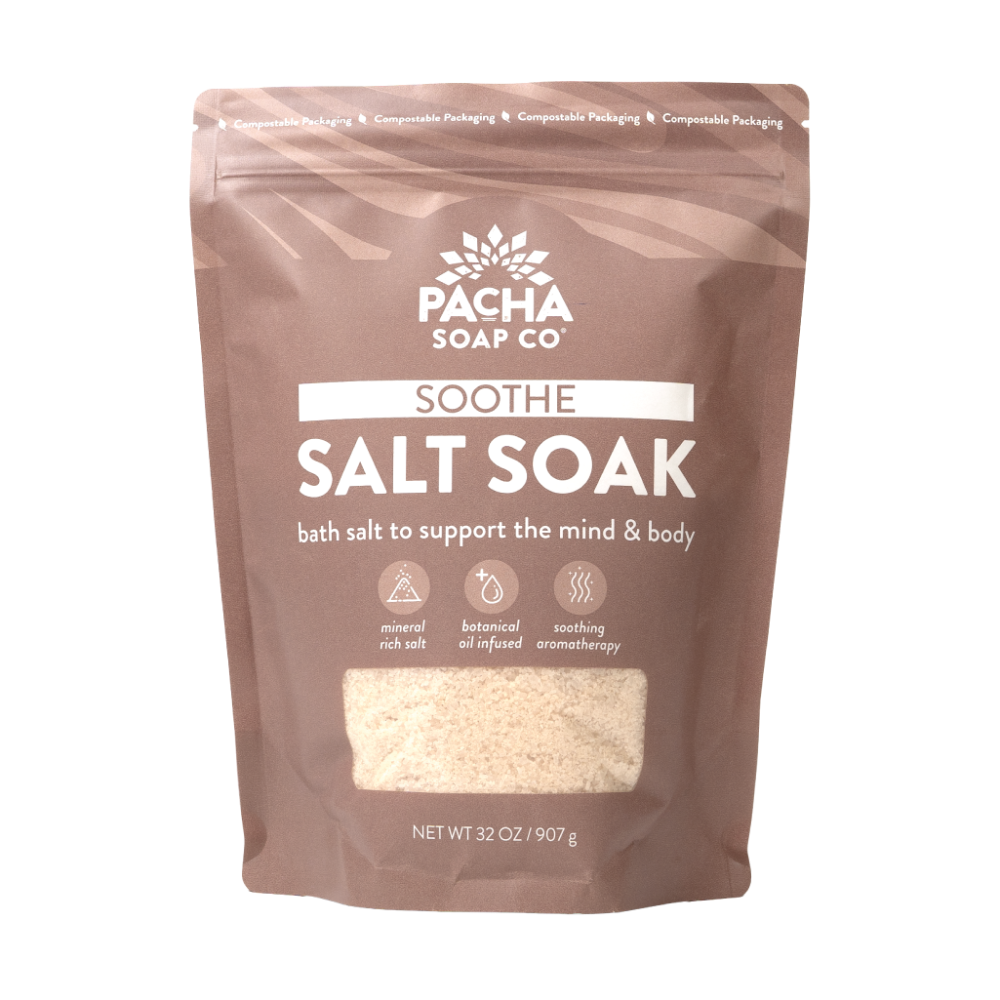 slide 1 of 1, Pacha Soap Co. Salt Soak - Soothe, 32 oz