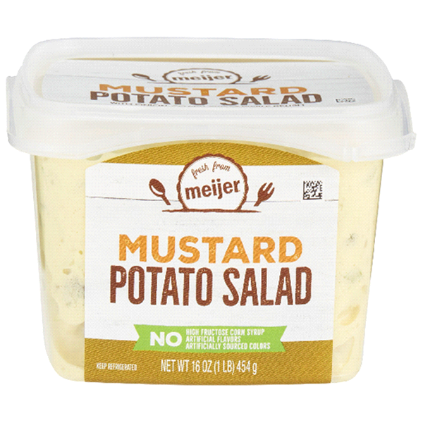 slide 1 of 2, Meijer Mustard Potato Salad, 16 oz