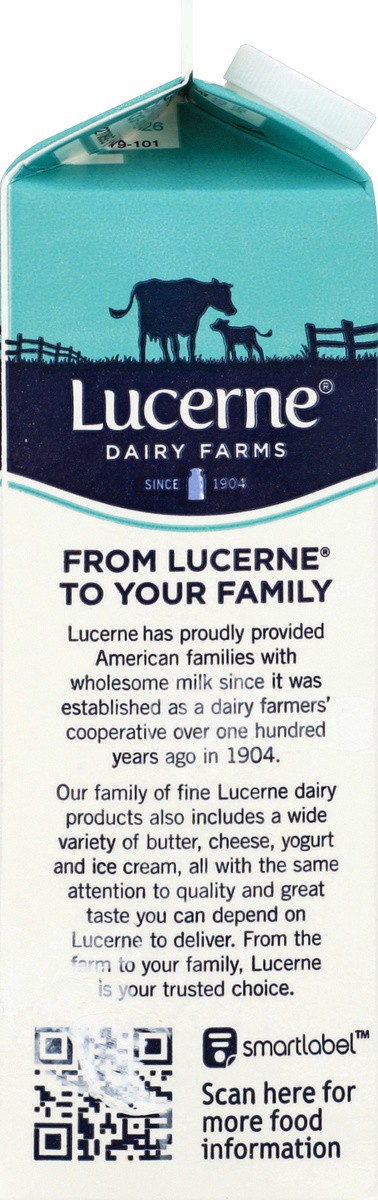 slide 3 of 4, Lucerne Dairy Farms Milk Lactose Free Reduced Fat 2%, 1 qt