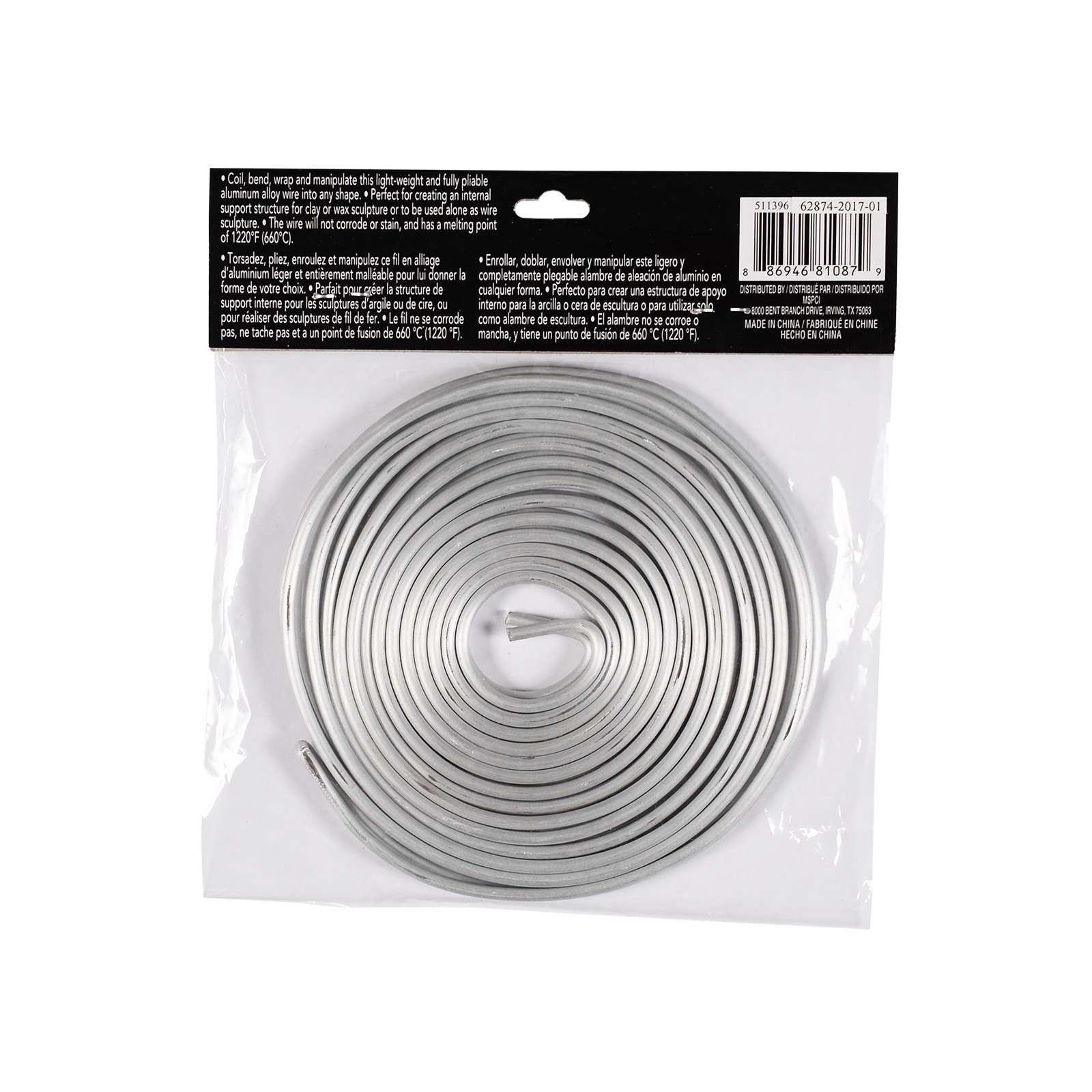 slide 6 of 8, 0.13" X 20ft. Premium Sculpting & Armature Wire By Craft Smart, 0.13 in x 20 ft