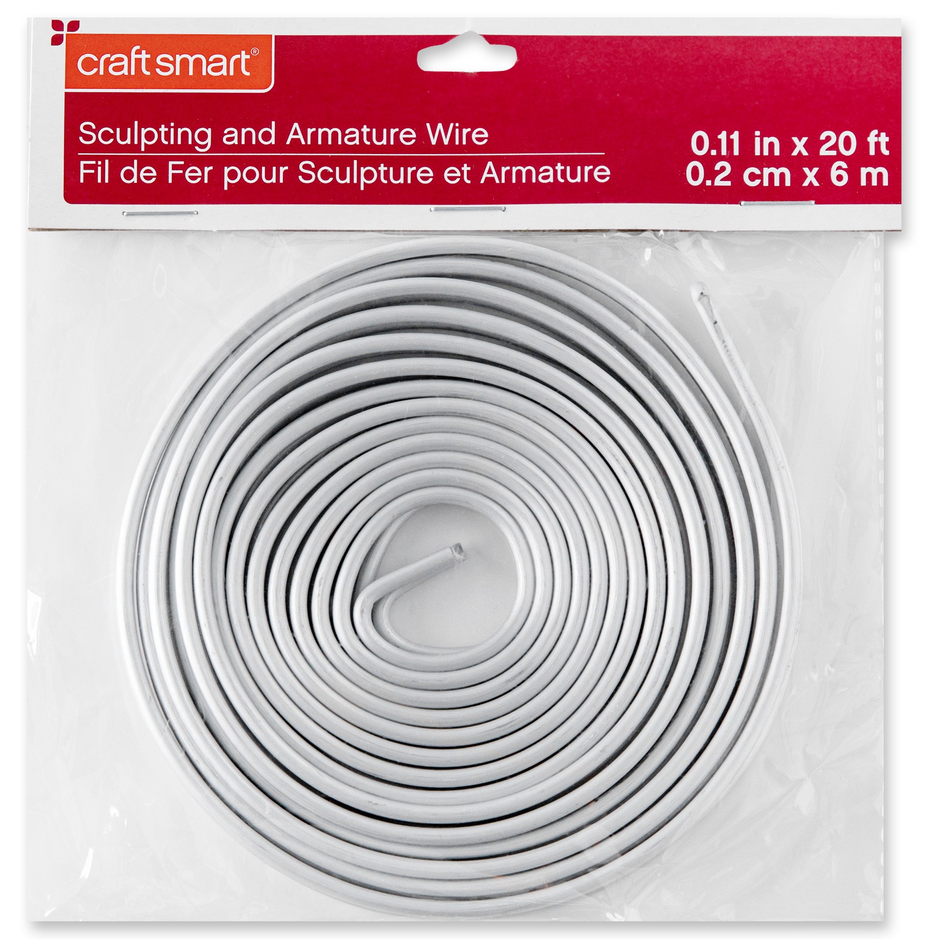 slide 7 of 8, 0.13" X 20ft. Premium Sculpting & Armature Wire By Craft Smart, 0.13 in x 20 ft
