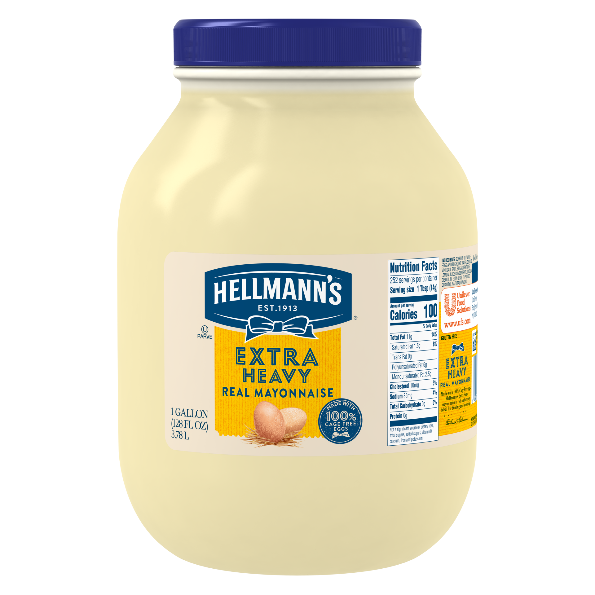 slide 3 of 4, Hellmann's Spread & Dressing Exta Heavy Mayonnaise 1 GA, 1 gal