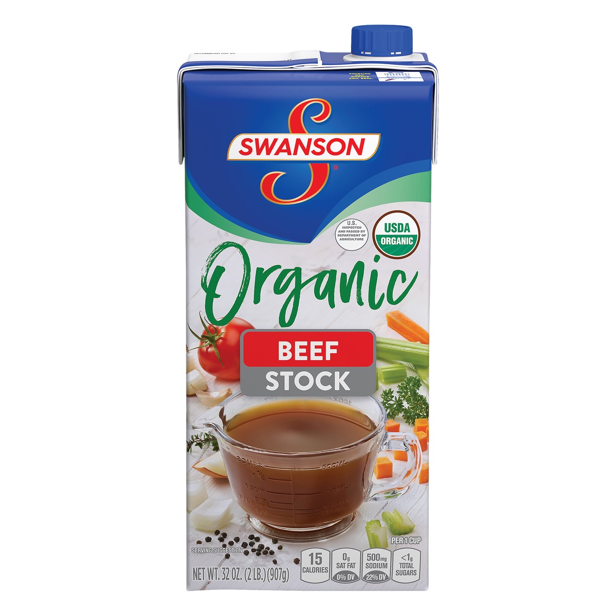 slide 9 of 13, Swanson Organic Beef Stock 32 oz, 32 oz