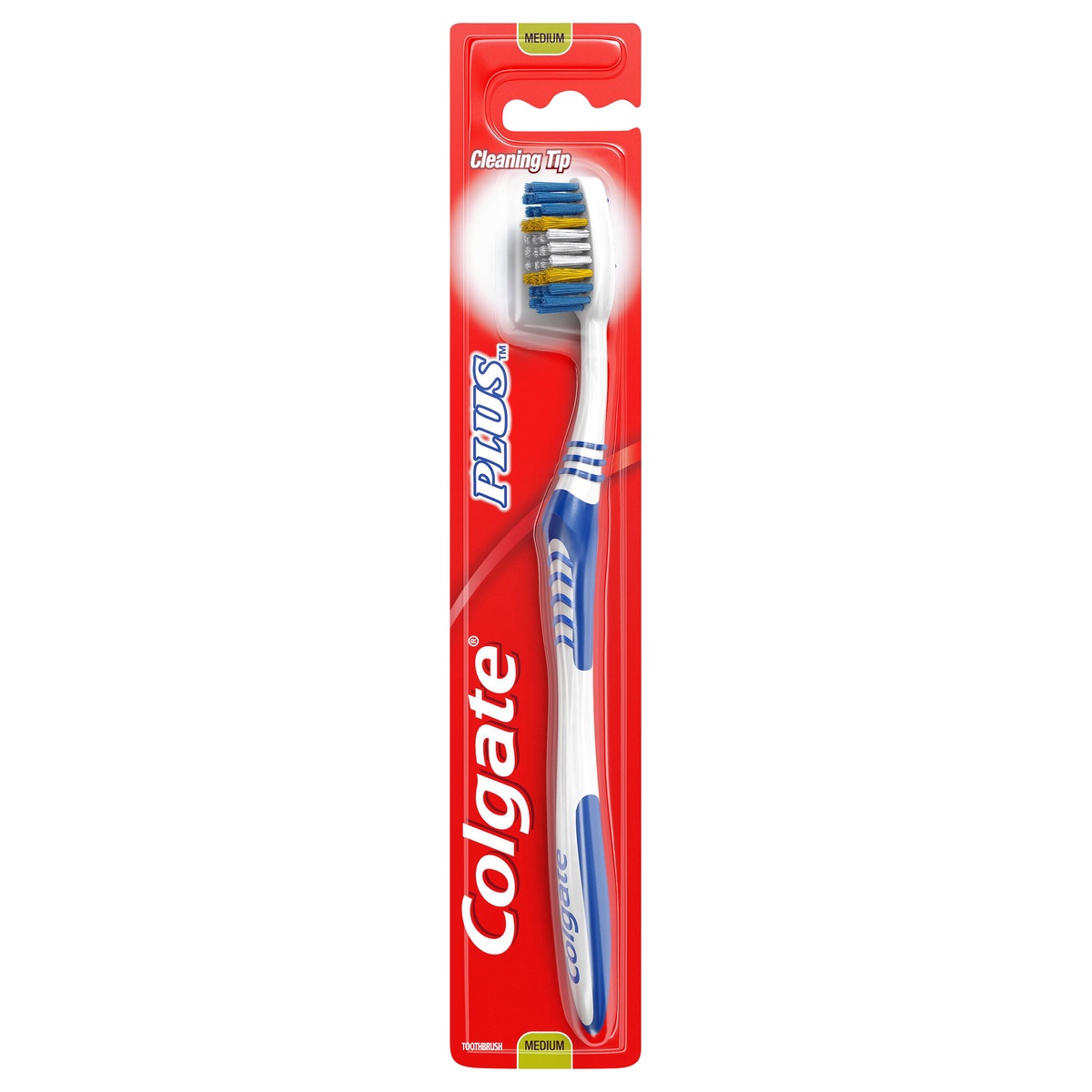 slide 7 of 7, Colgate Plus Medium Toothbrush, 1 ct