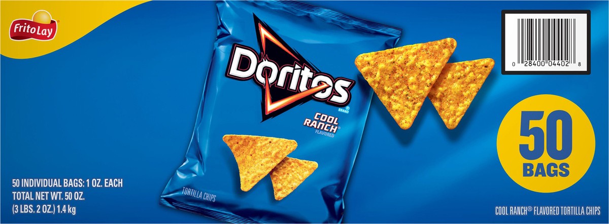 slide 5 of 13, Doritos Tortilla Chips, 50 ct