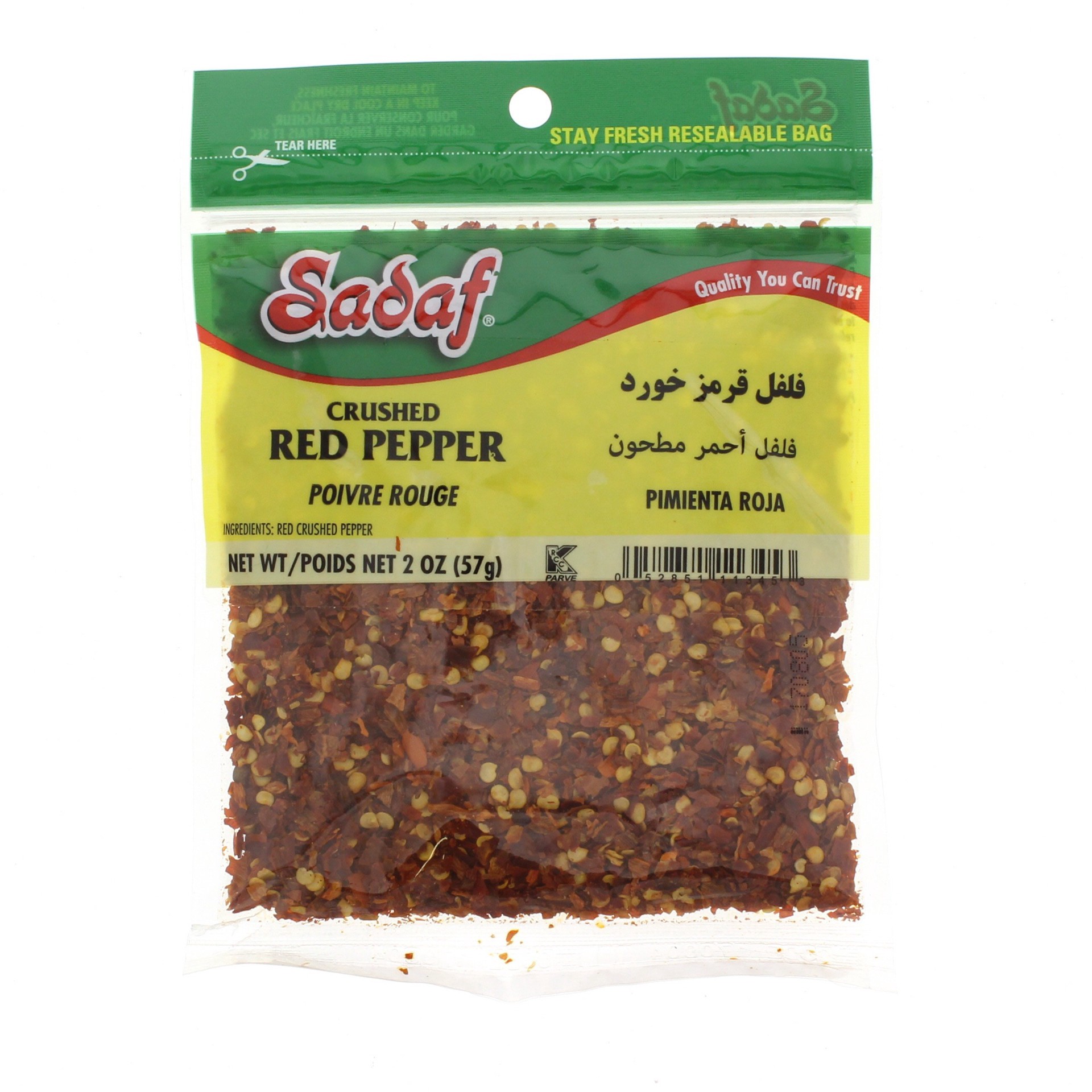 slide 1 of 1, Sadaf Crushed Red Pepper, 2 oz