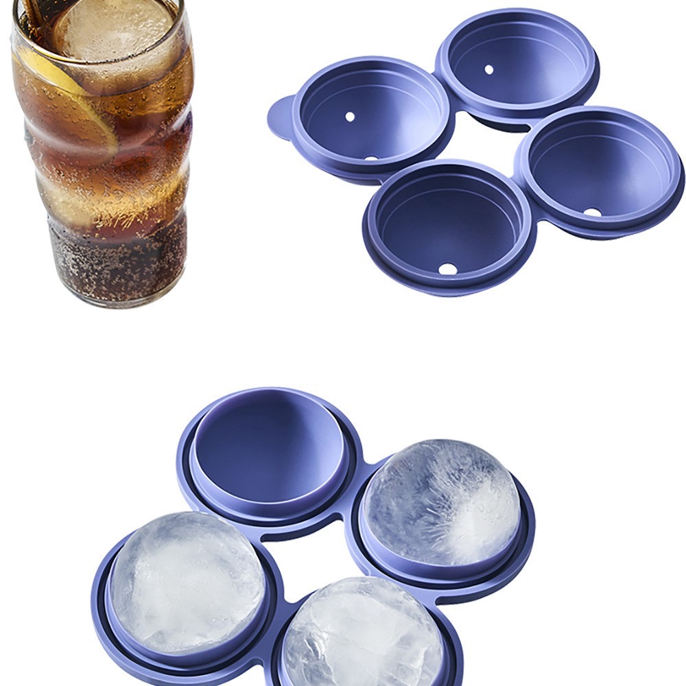 slide 1 of 1, W & P (Peak) W & P Sphere Ice Tray - Blue, 1 ct