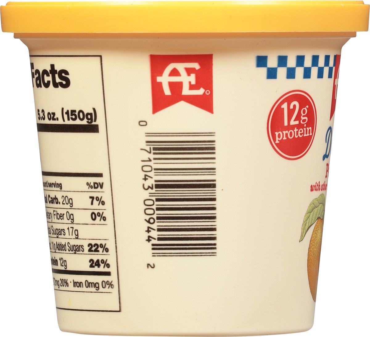 slide 7 of 9, AE Dairy Whole Milk Peach Yogurt 5.3 oz, 5.3 oz