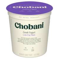 slide 7 of 19, Chobani Low-Fat Greek Plain Yogurt, 32 oz