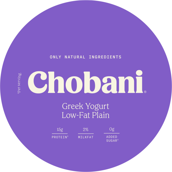 slide 13 of 19, Chobani Low-Fat Greek Plain Yogurt, 32 oz