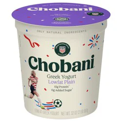 Chobani Yogurt, Low-Fat, Greek, Plain