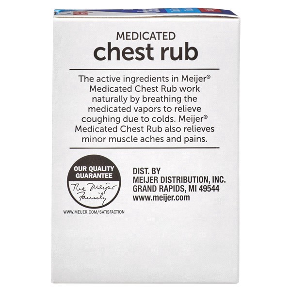 slide 12 of 29, Meijer Medicated Chest Rub, 3.53 oz