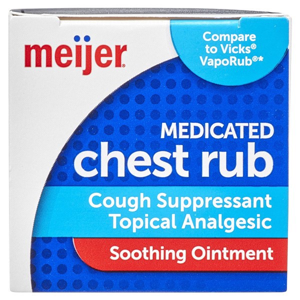 slide 16 of 29, Meijer Medicated Chest Rub, 3.53 oz