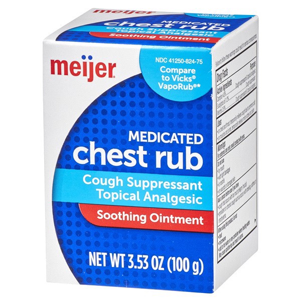 slide 8 of 29, Meijer Medicated Chest Rub, 3.53 oz