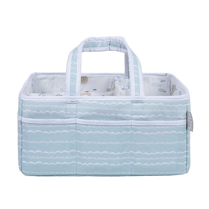 slide 1 of 5, Trend Lab Sea Babies Storage Caddy - Blue/Grey, 1 ct