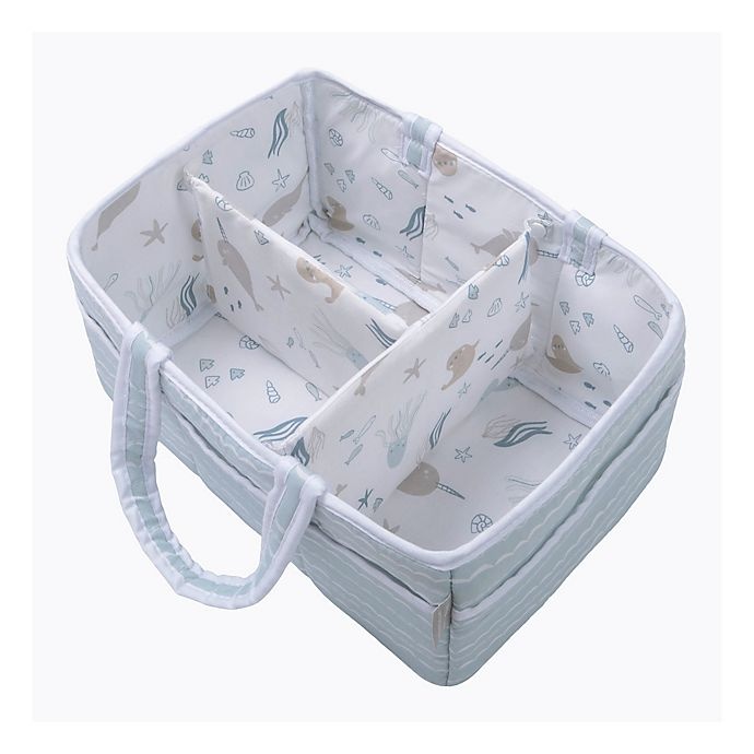 slide 3 of 5, Trend Lab Sea Babies Storage Caddy - Blue/Grey, 1 ct