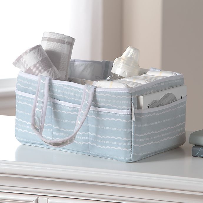 slide 4 of 5, Trend Lab Sea Babies Storage Caddy - Blue/Grey, 1 ct