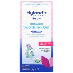 Hyland's Naturals Baby Organic 2+ Months Nighttime Cherry Flavor Soothing Gel 0.53 oz